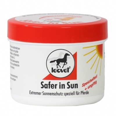 LEOVET Safer In Sun - krem chroni�cy przed s�o�cem konie ze sk�r� bez pigmentu 150 ML