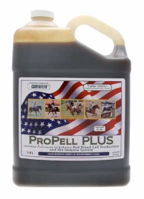 EQUINE AMERICA Propell Plus - stymuluje organizm konia do wytwarzania czerwonych krwinek (zwi�ksza wydolno�� organizmu) 3,8 l