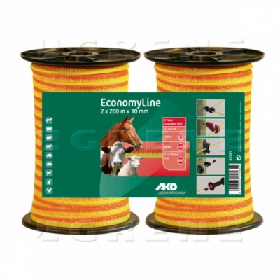 Taśma "Economy Line" dwupak, 10 mm, 2 x 200 m